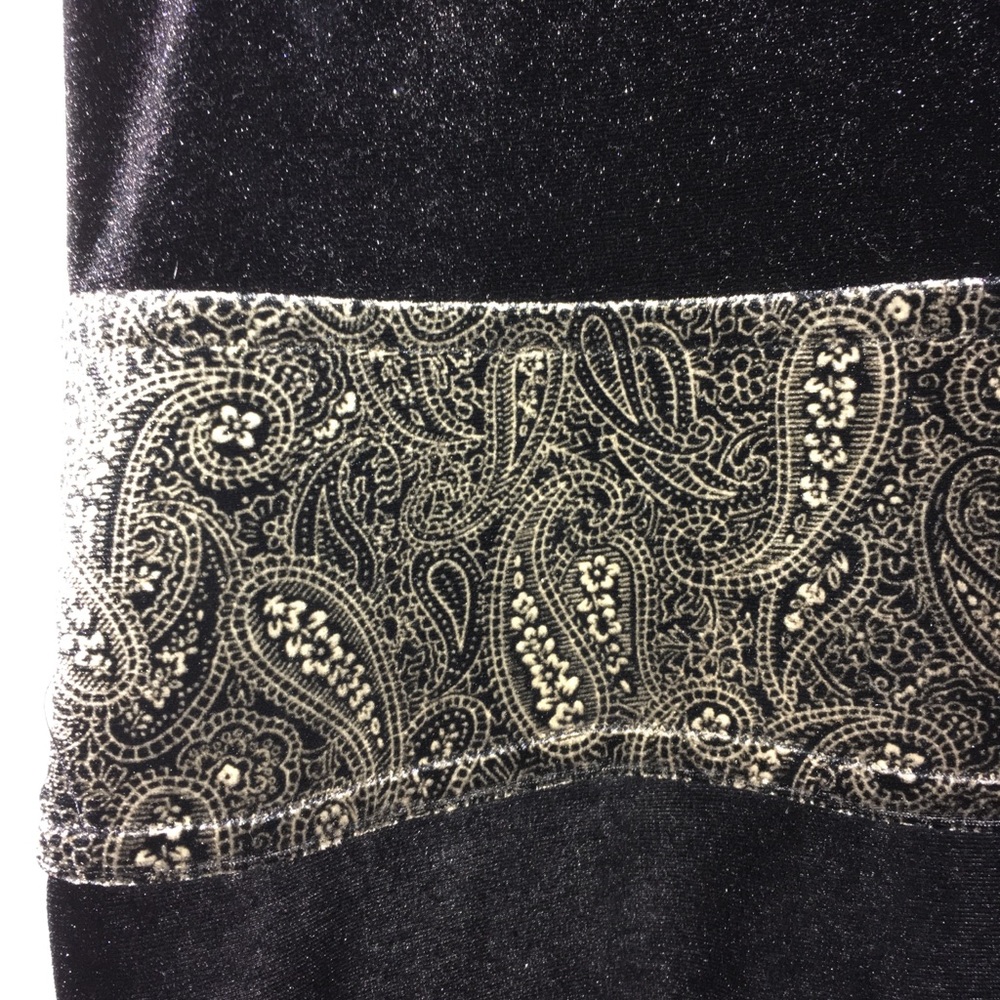 COLDWATER CREEK STRETCH VELVET DRESS - Picture 2 of 3